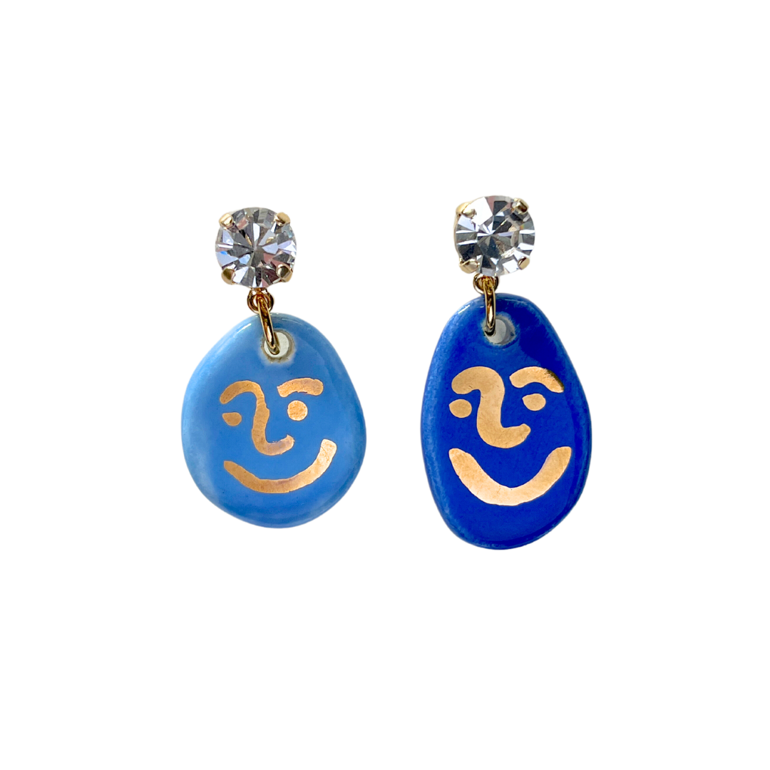 Buddoh Blue Earrings