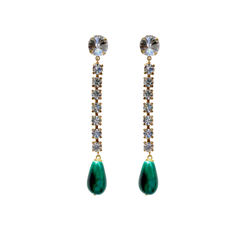 Brilla Brilla Green Earrings