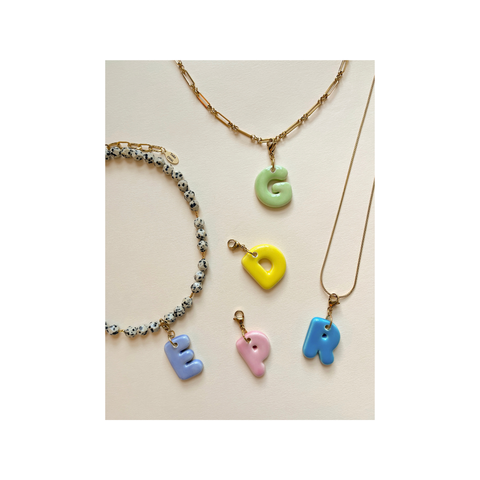 Bon Bon Letter Charms (A to L)
