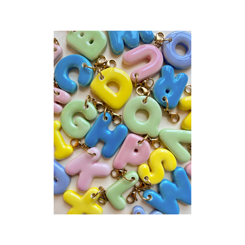 Bon Bon Letter Charms (A to L)