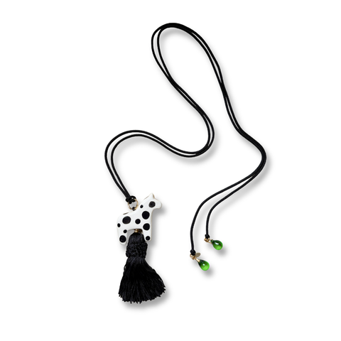 Lucky Horse Necklace (Polka Dot)