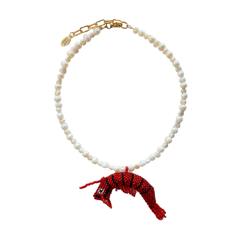 Shrimpy Necklace (Red)