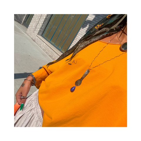 The Drop Necklace (Blue)