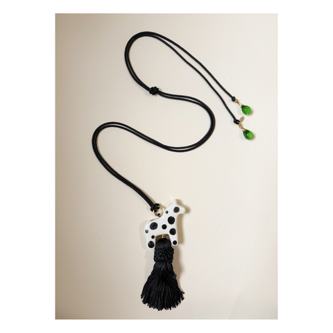 Lucky Horse Necklace (Polka Dot)