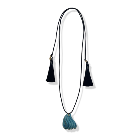 Olas necklace (Cerulean)