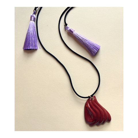 Olas necklace (Terracota)