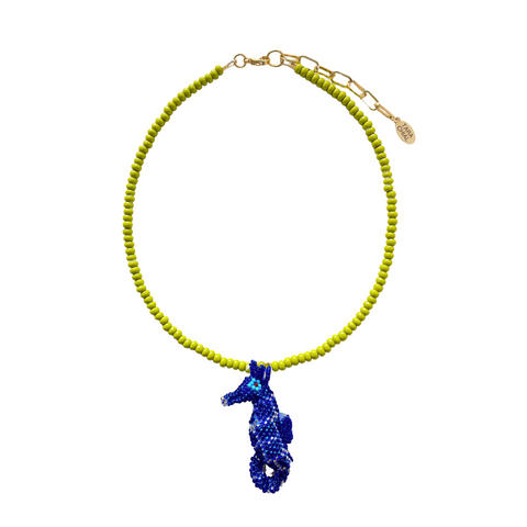 Bubbly Seahorse Necklace