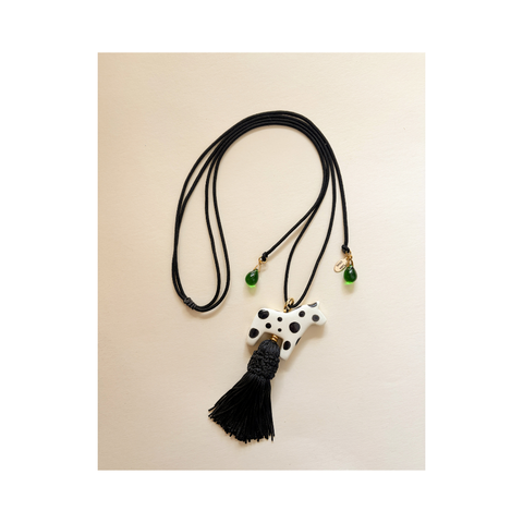 Lucky Horse Necklace (Polka Dot)
