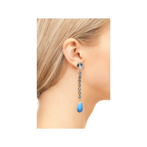 Brilla Brilla Blue Earrings