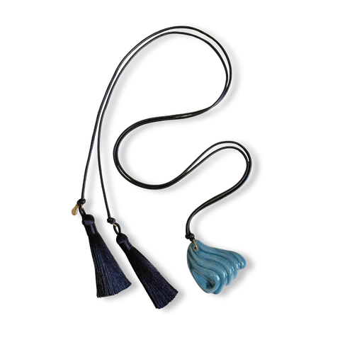 Olas necklace (Cerulean)