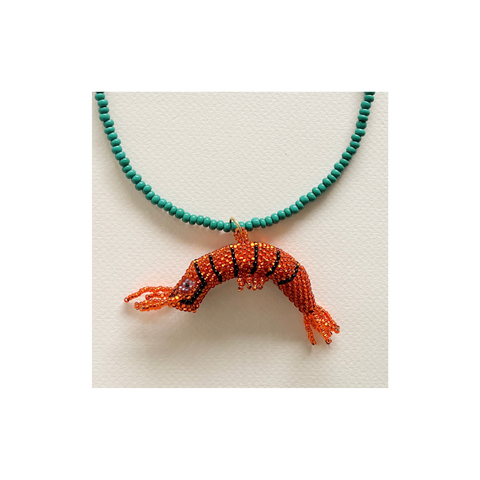 Shrimpy Necklace (Orange)