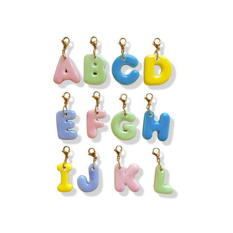 Bon Bon Letter Charms (A to L)