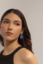 Load image into Gallery viewer, Buddoh Blue Earrings
