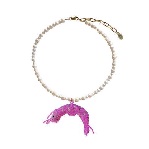 Shrimpy Necklace (Pink)